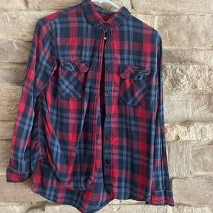 Forever21 plaid button up